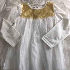 Gold and tulle dress (NWOT)